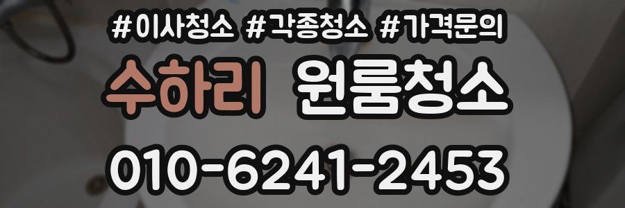 수하리 이사청소