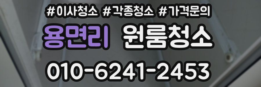 용면리 이사청소