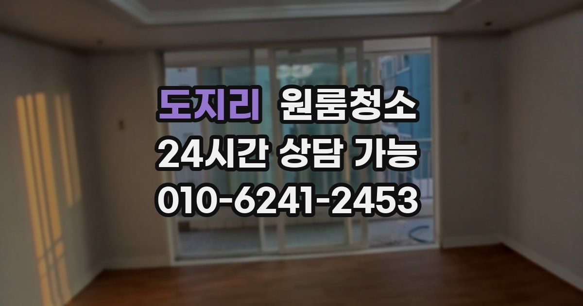 도지리 입주청소