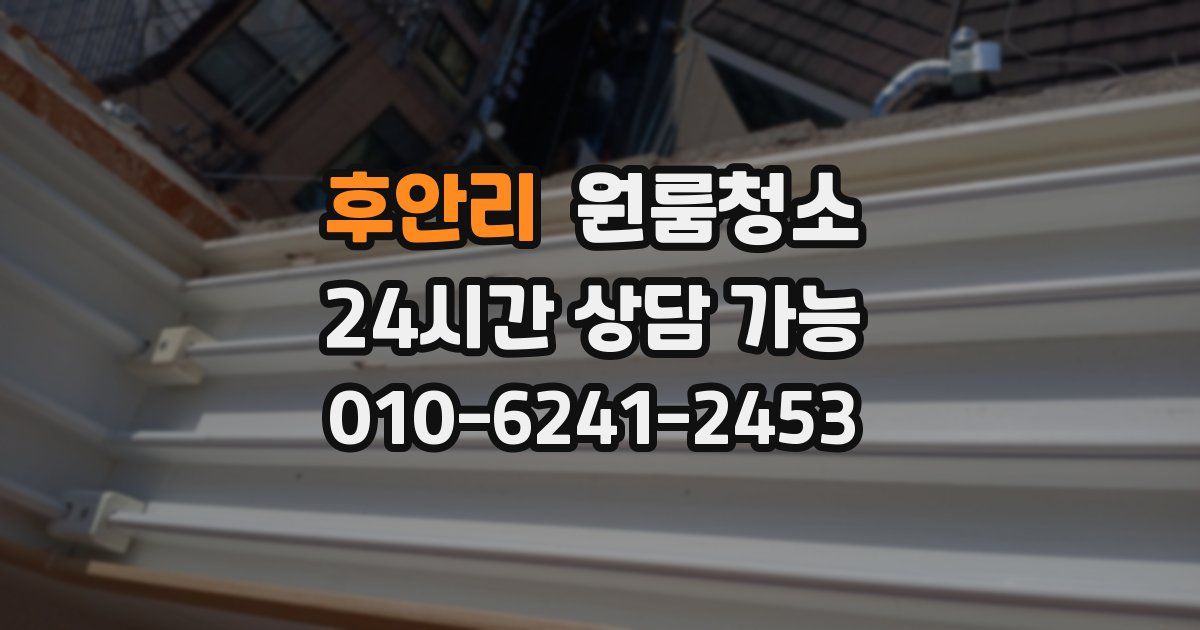 후안리 입주청소