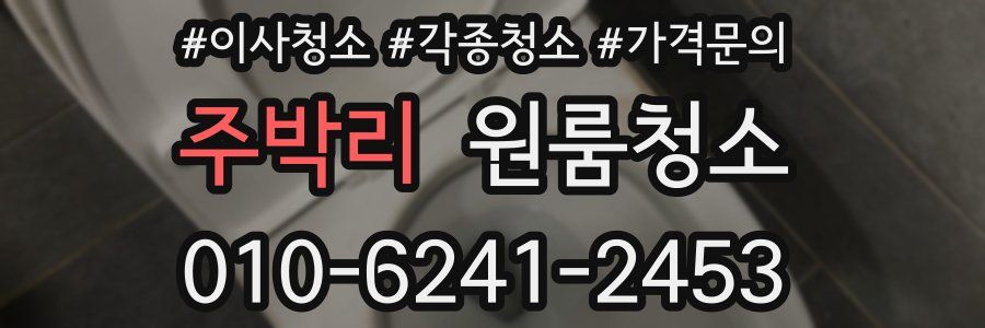 주박리 이사청소