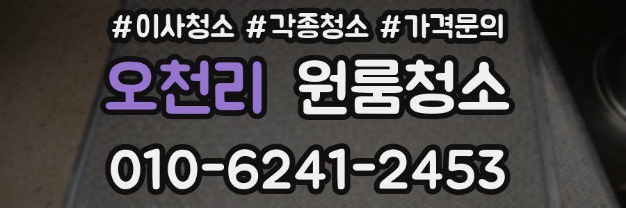 오천리 이사청소