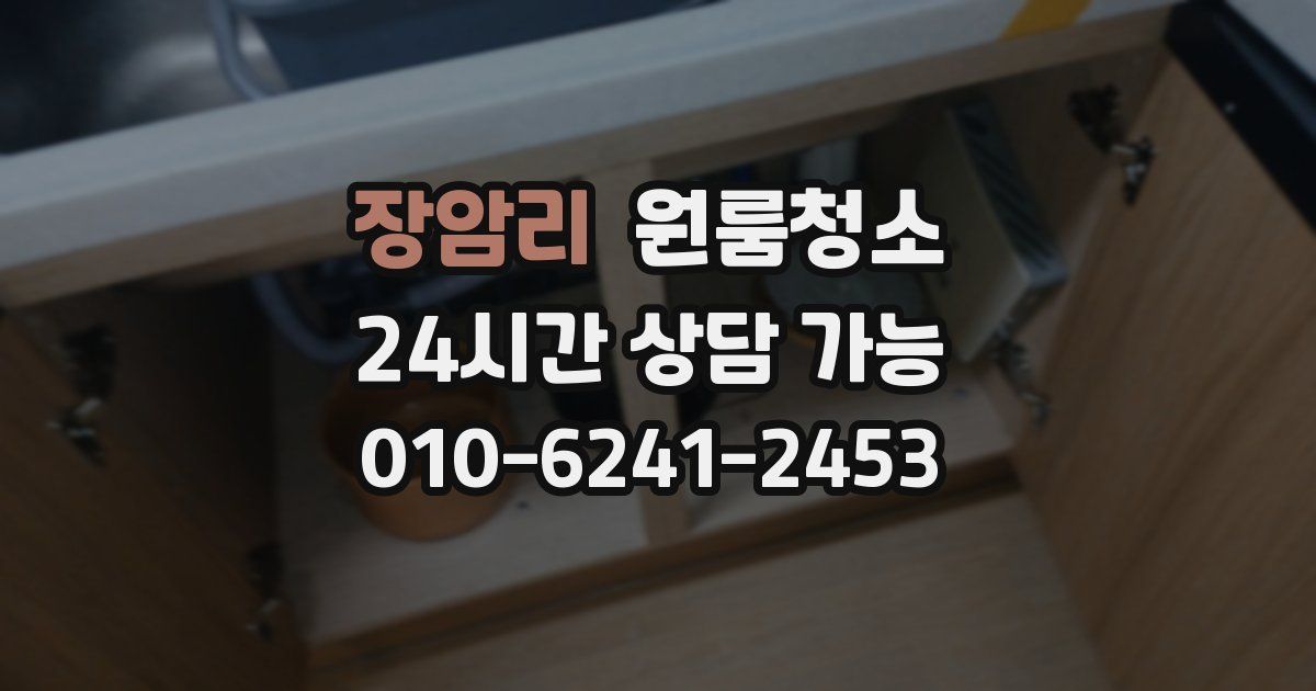 장암리 입주청소