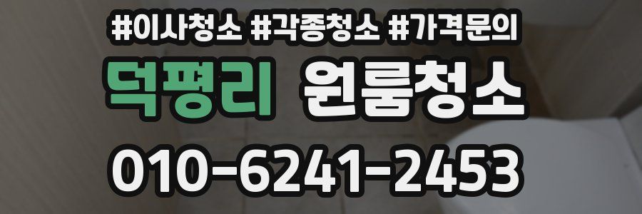 덕평리 이사청소