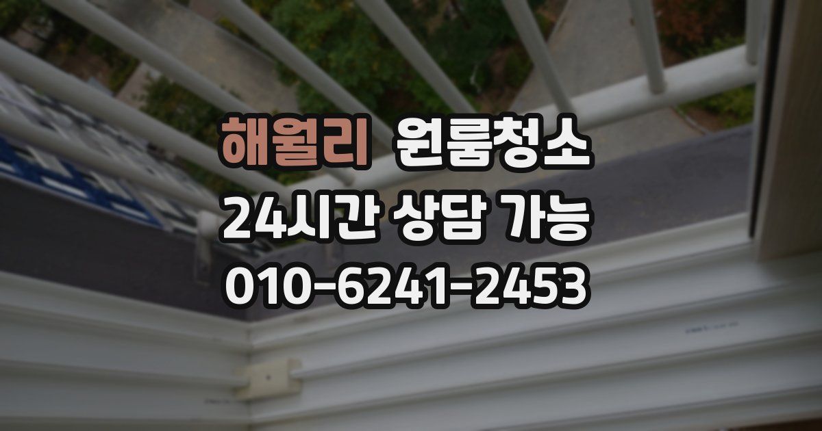 해월리 입주청소