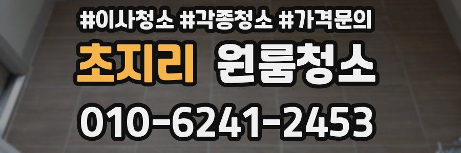 초지리 이사청소