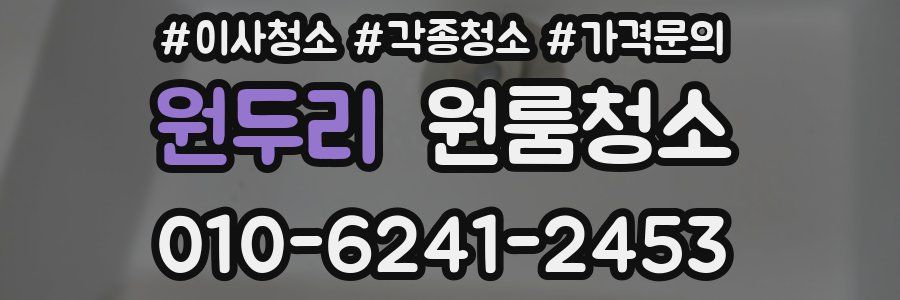 원두리 이사청소