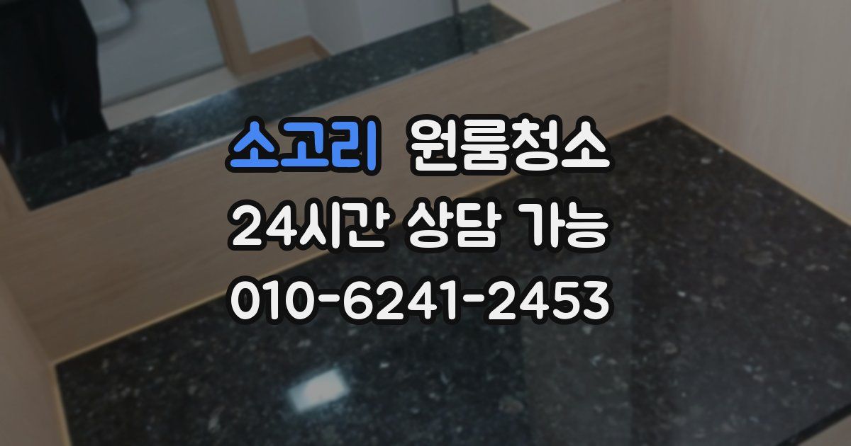 소고리 입주청소