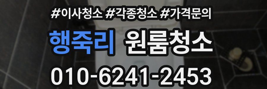 행죽리 이사청소