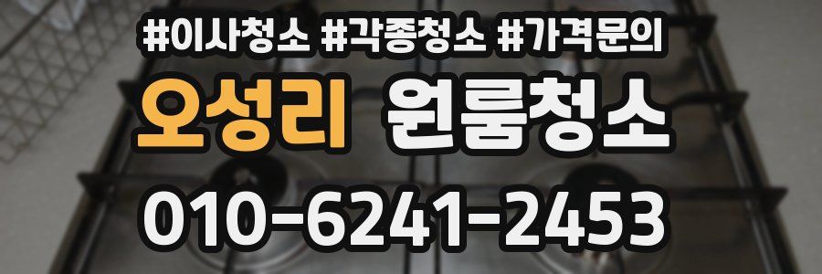 오성리 이사청소