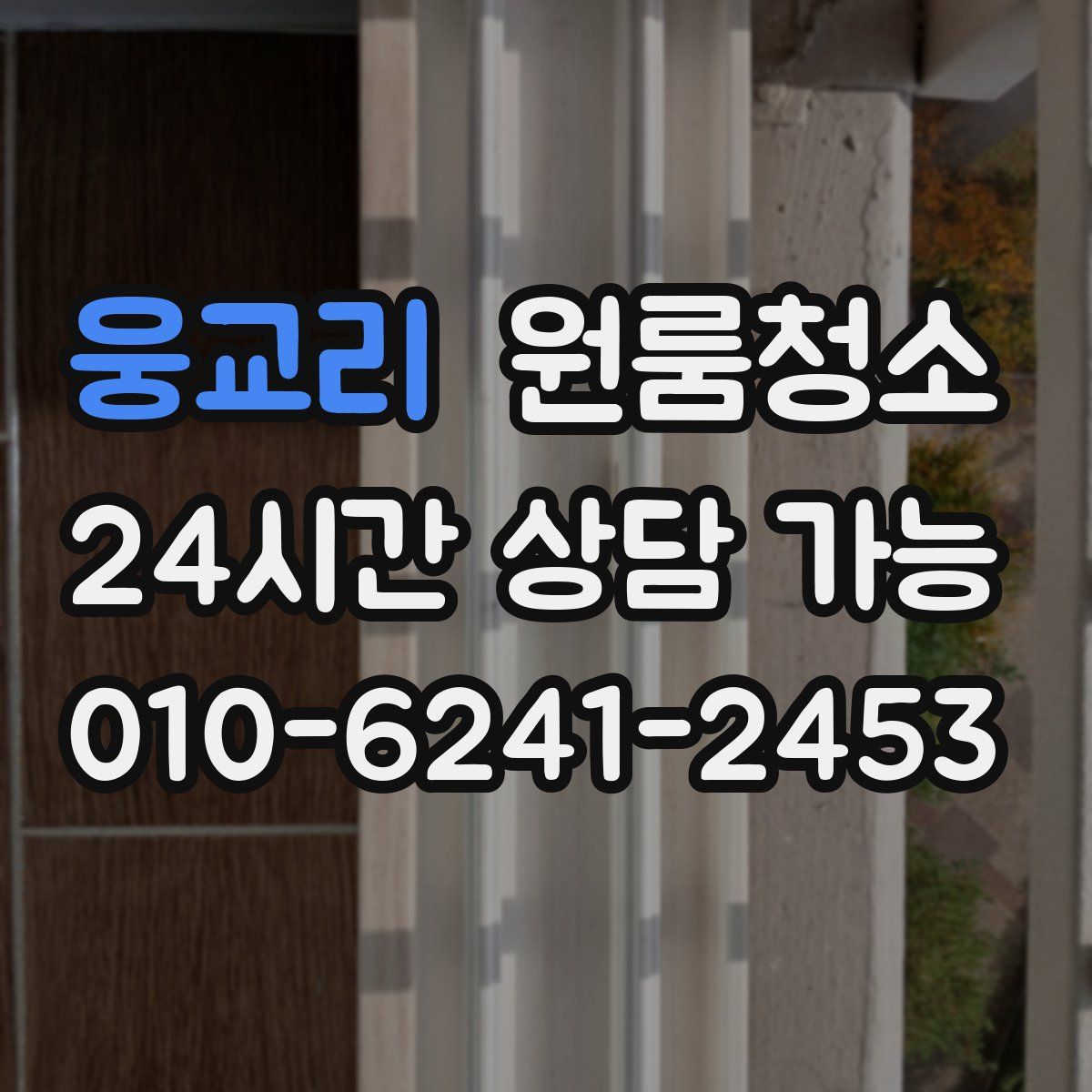 웅교리 원룸청소