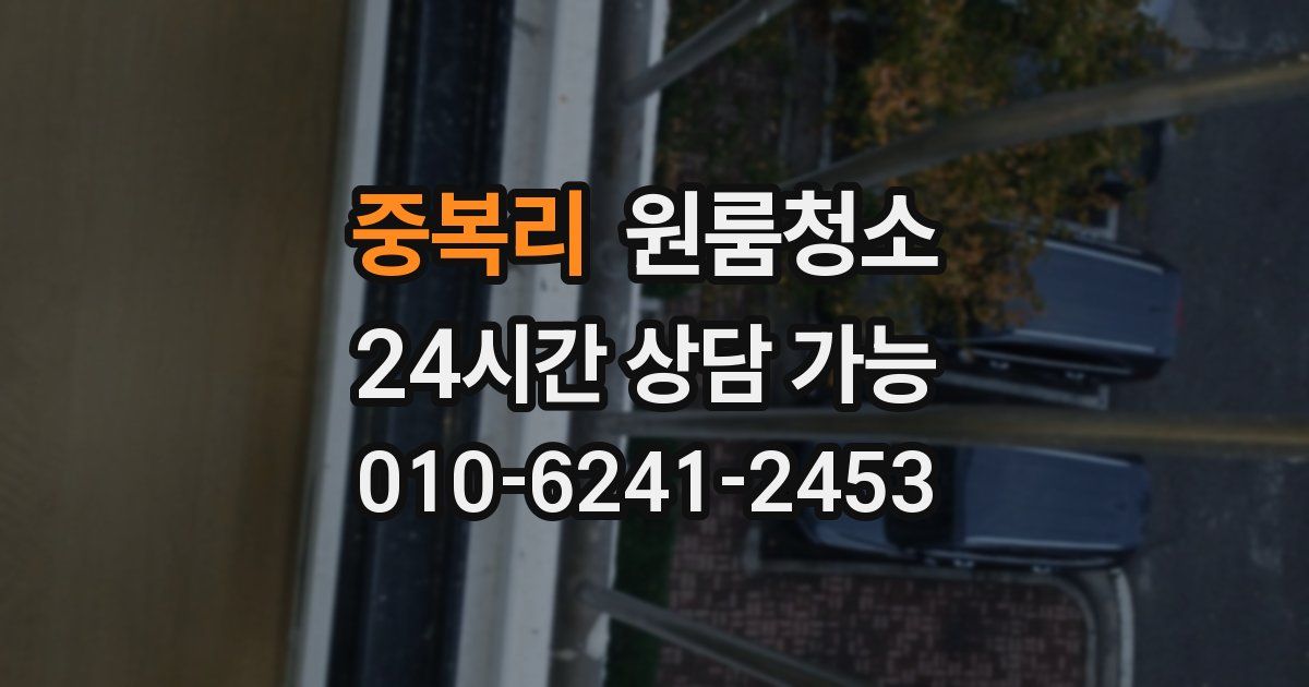 중복리 입주청소