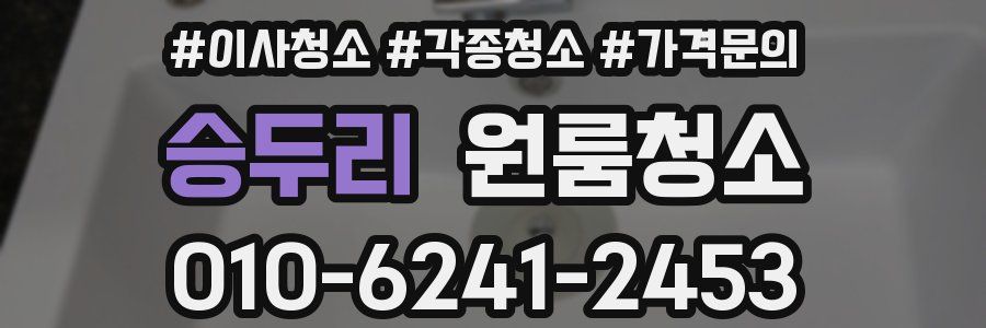 승두리 이사청소