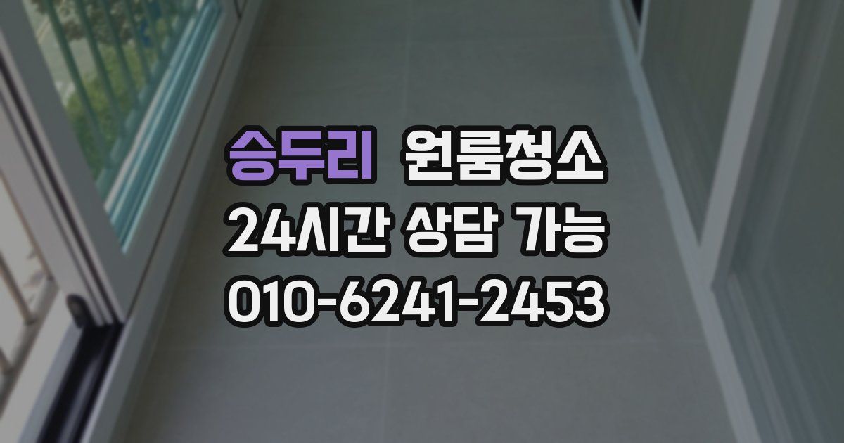 승두리 입주청소