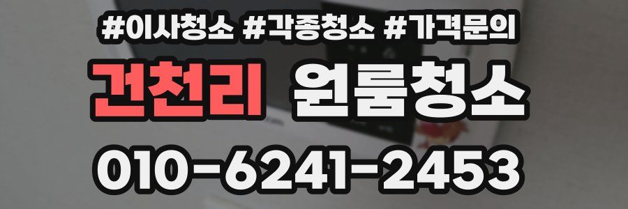 건천리 이사청소