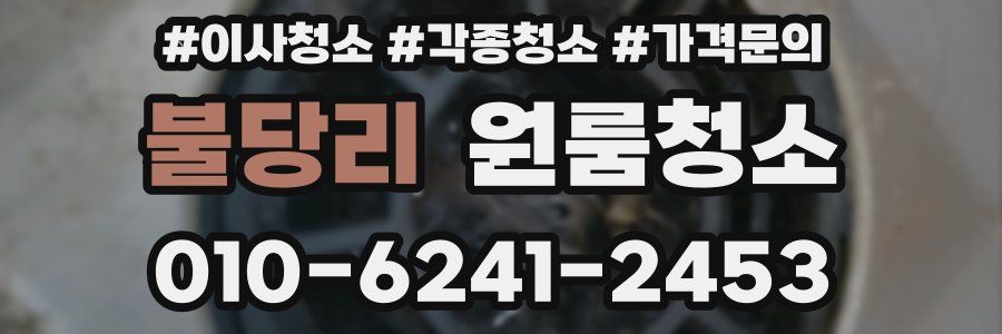 불당리 이사청소