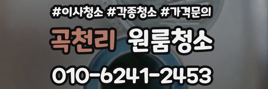 곡천리 이사청소