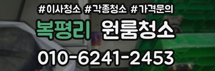 복평리 이사청소