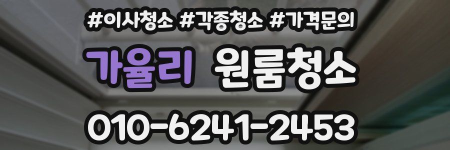 가율리 이사청소