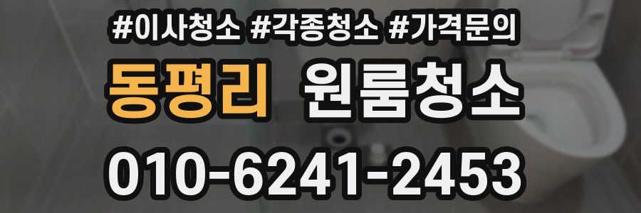 동평리 이사청소