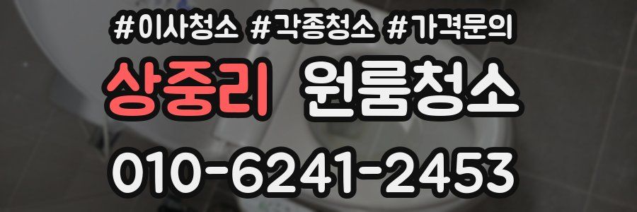 상중리 이사청소