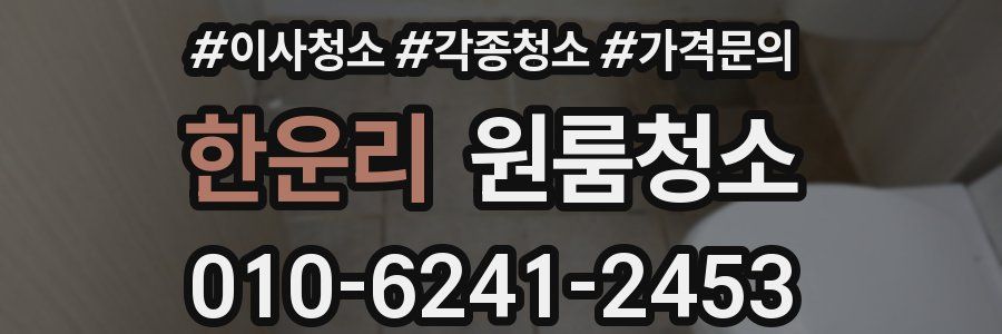 한운리 이사청소