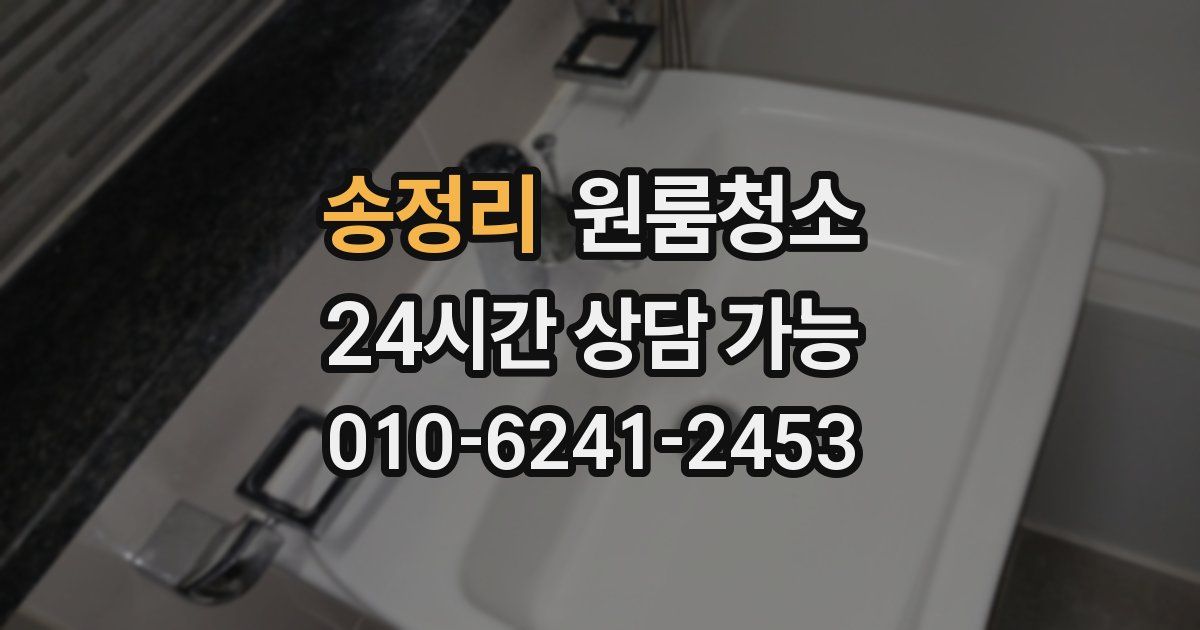 송정리 입주청소