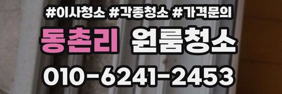 동촌리 이사청소