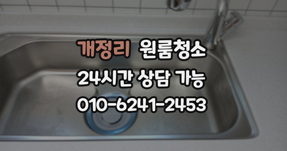 개정리 입주청소