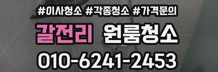 갈전리 이사청소