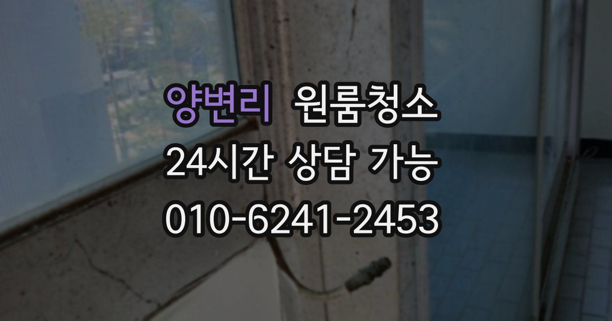 양변리 입주청소