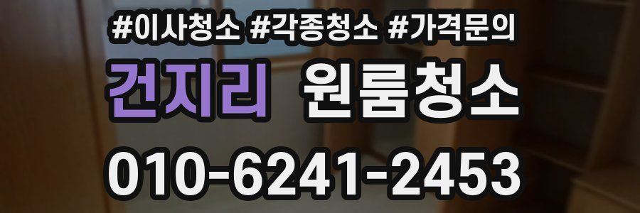 건지리 이사청소