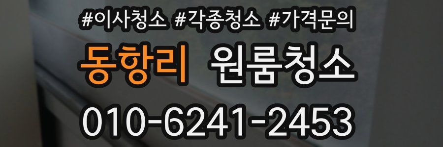 동항리 이사청소