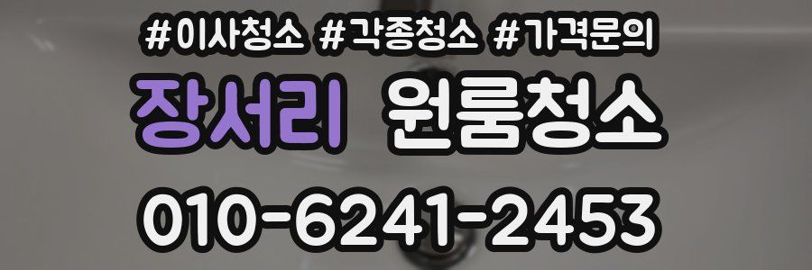 장서리 이사청소