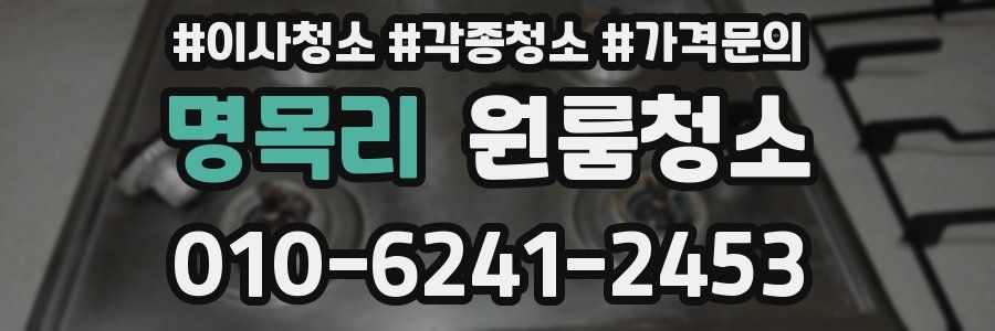 명목리 이사청소