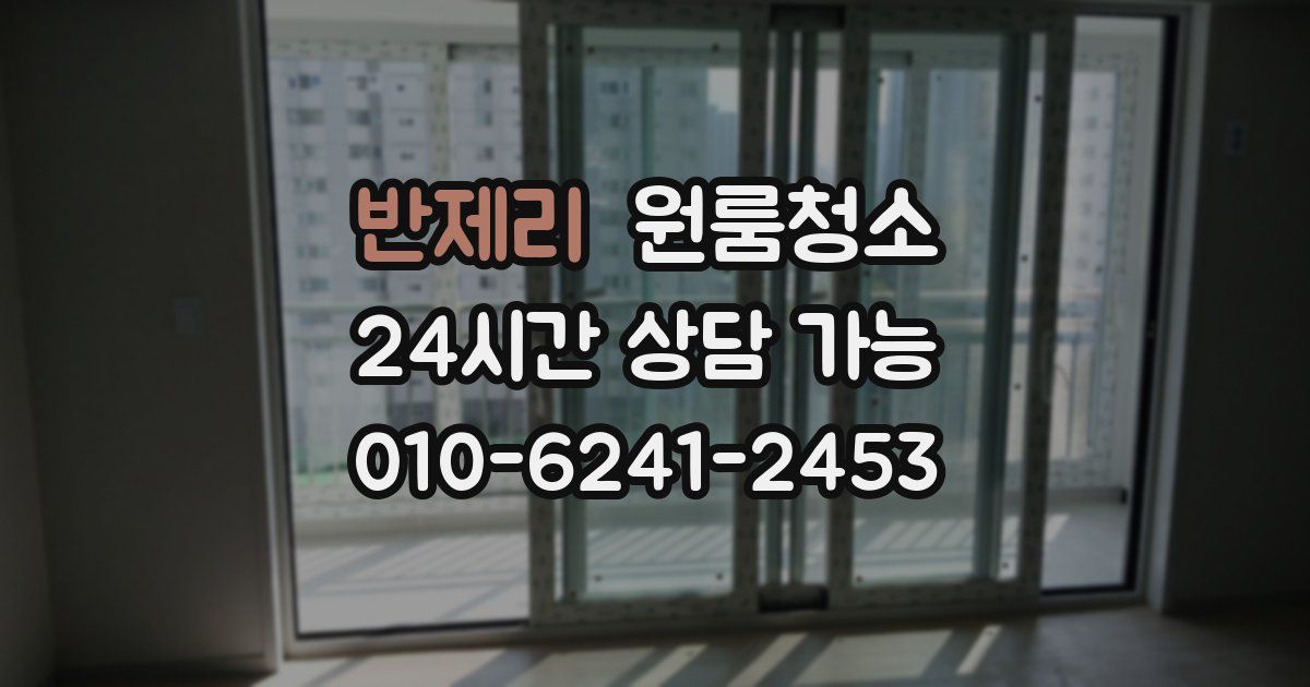 반제리 입주청소