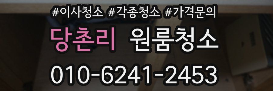 당촌리 이사청소