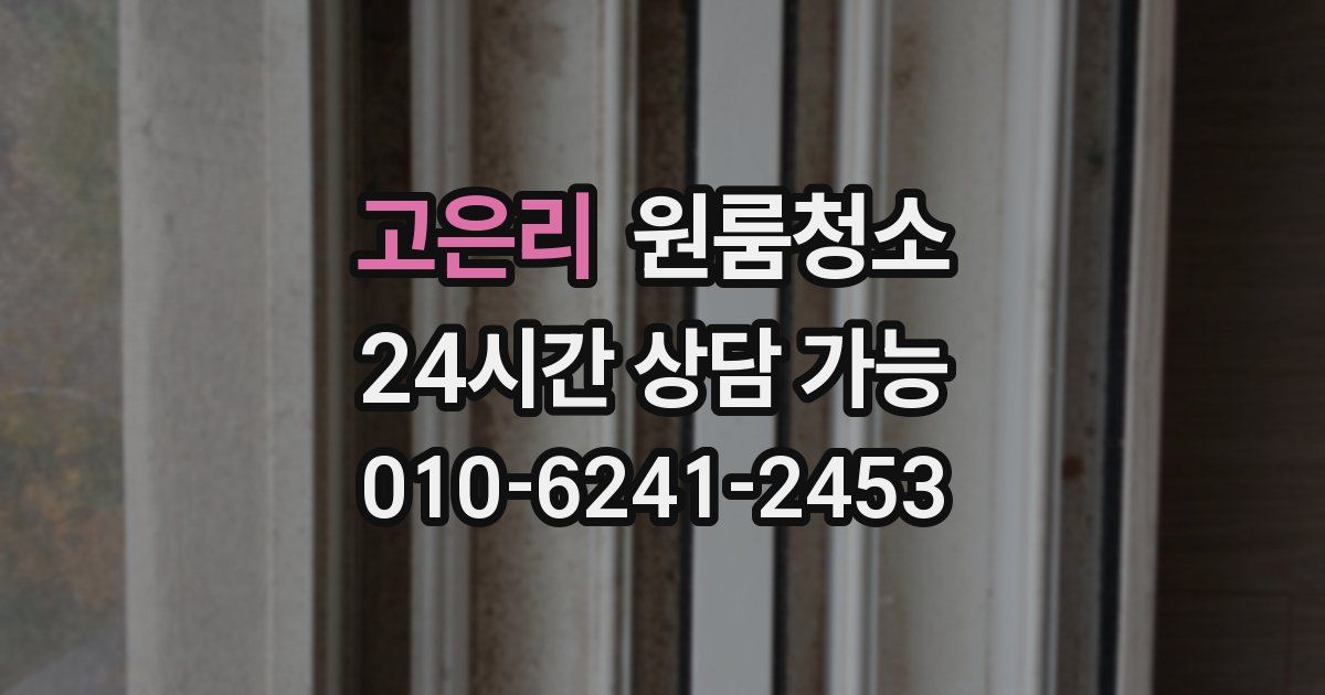 고은리 입주청소