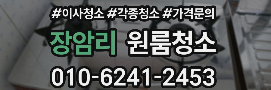 장암리 이사청소