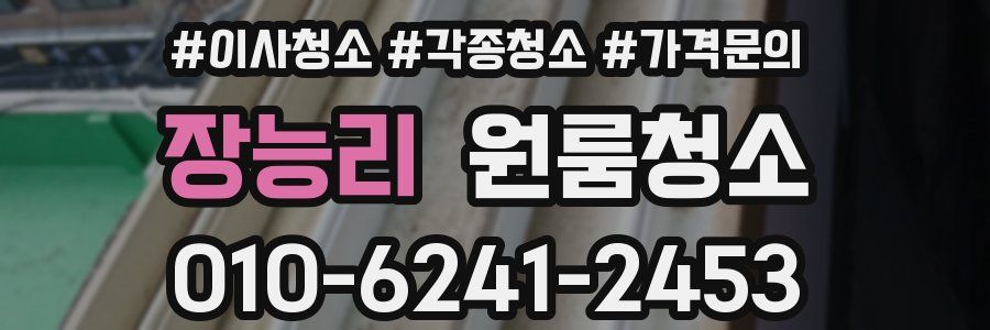 장능리 이사청소