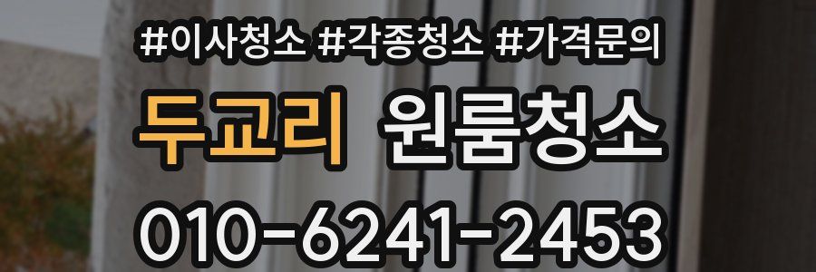 두교리 이사청소