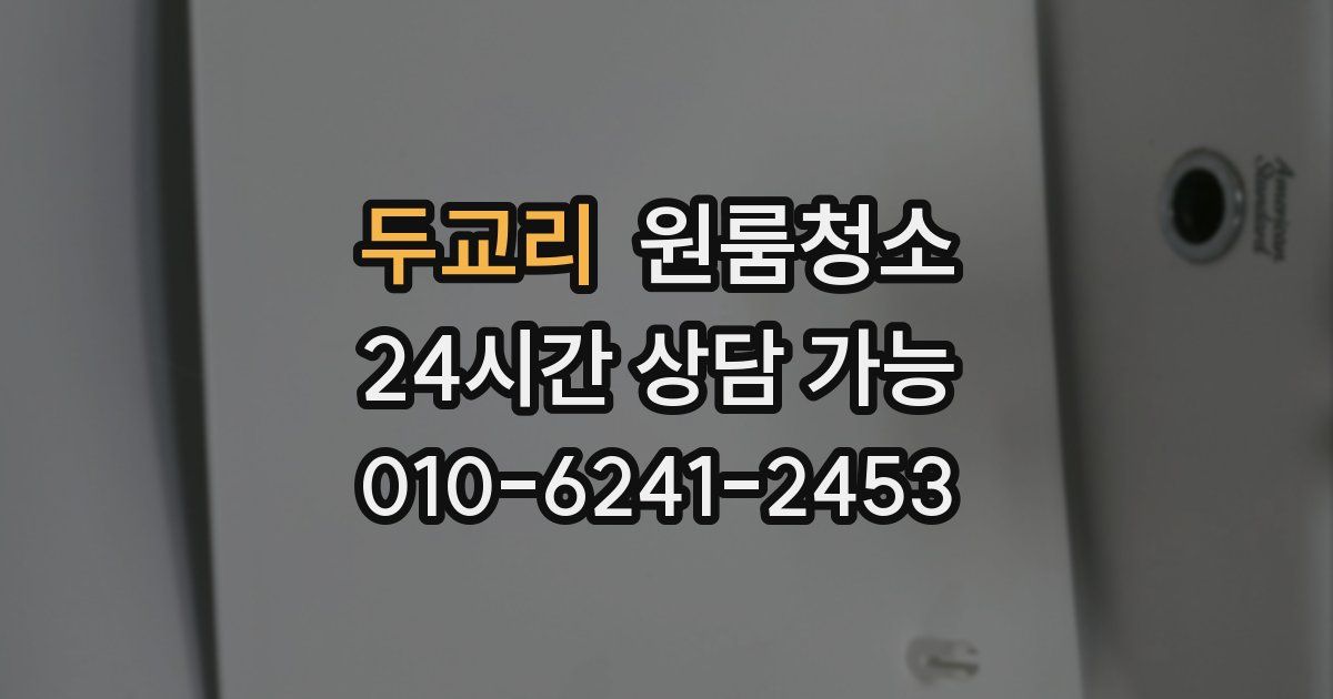 두교리 입주청소