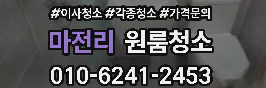 마전리 이사청소