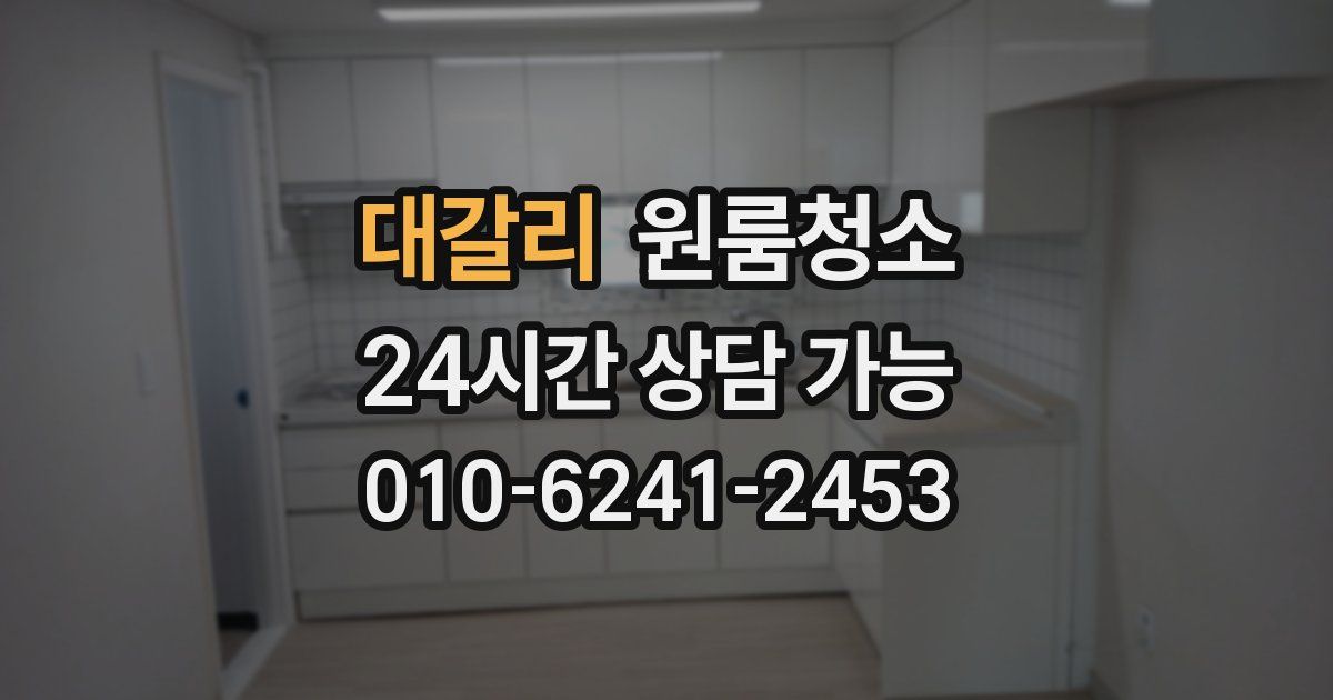 대갈리 입주청소