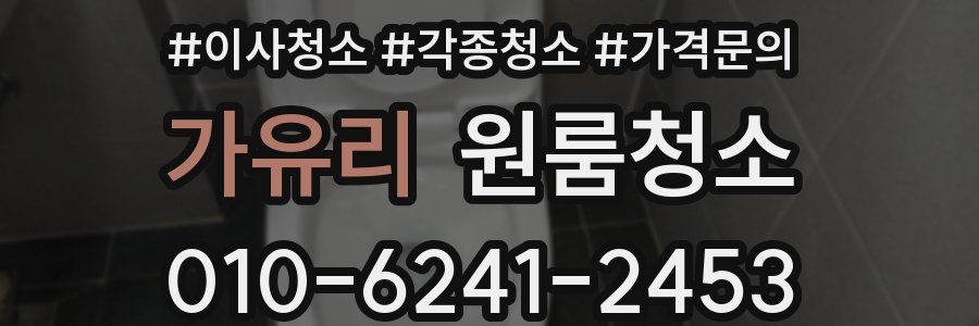 가유리 이사청소