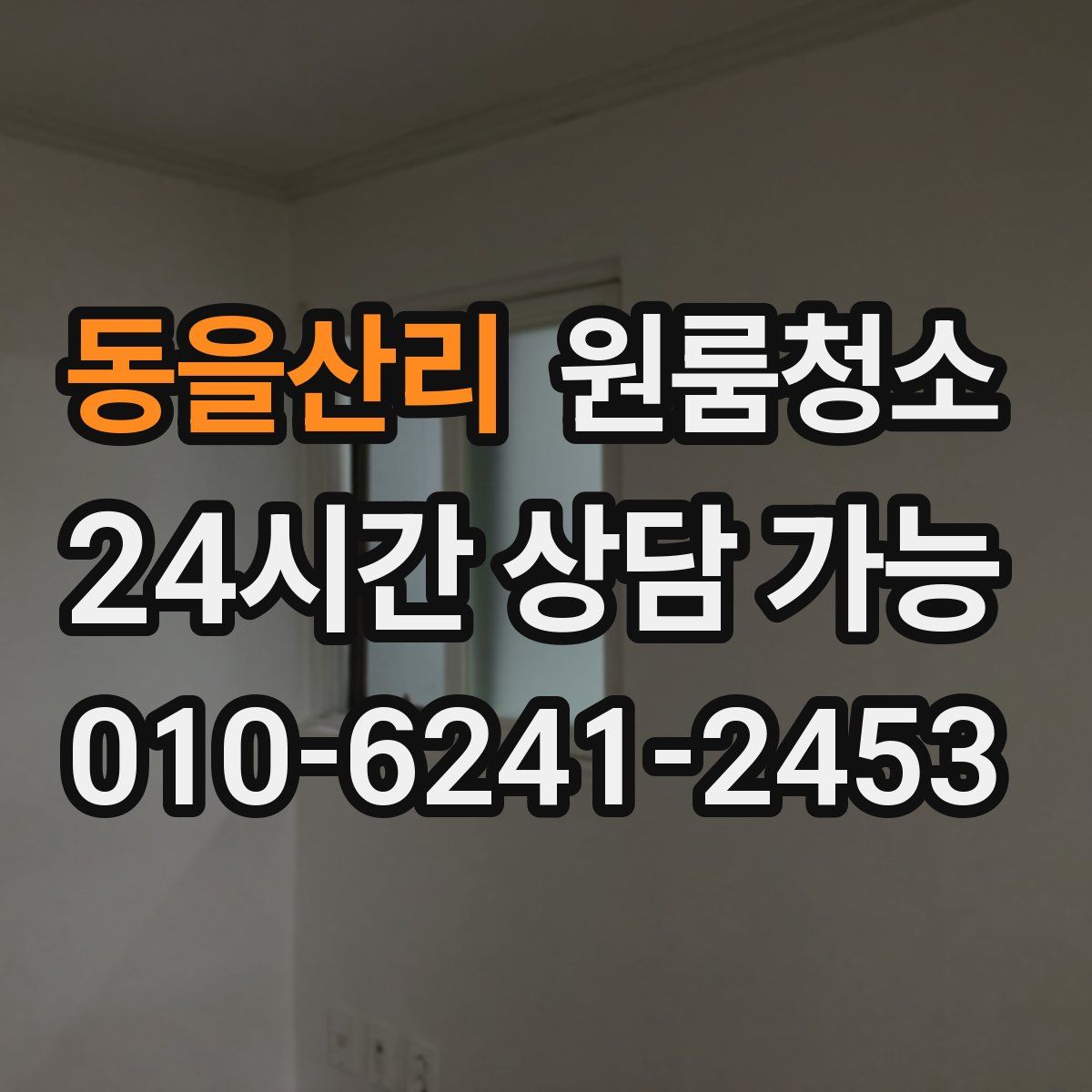 동을산리 원룸청소