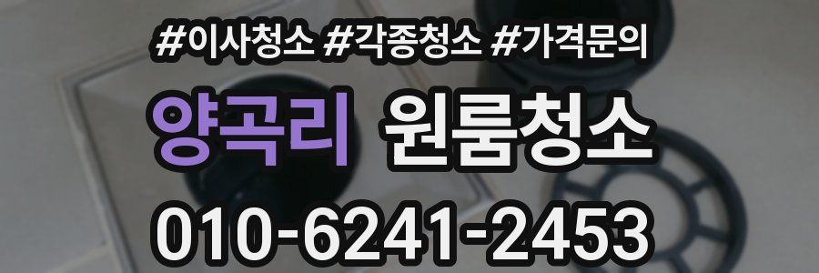 양곡리 이사청소