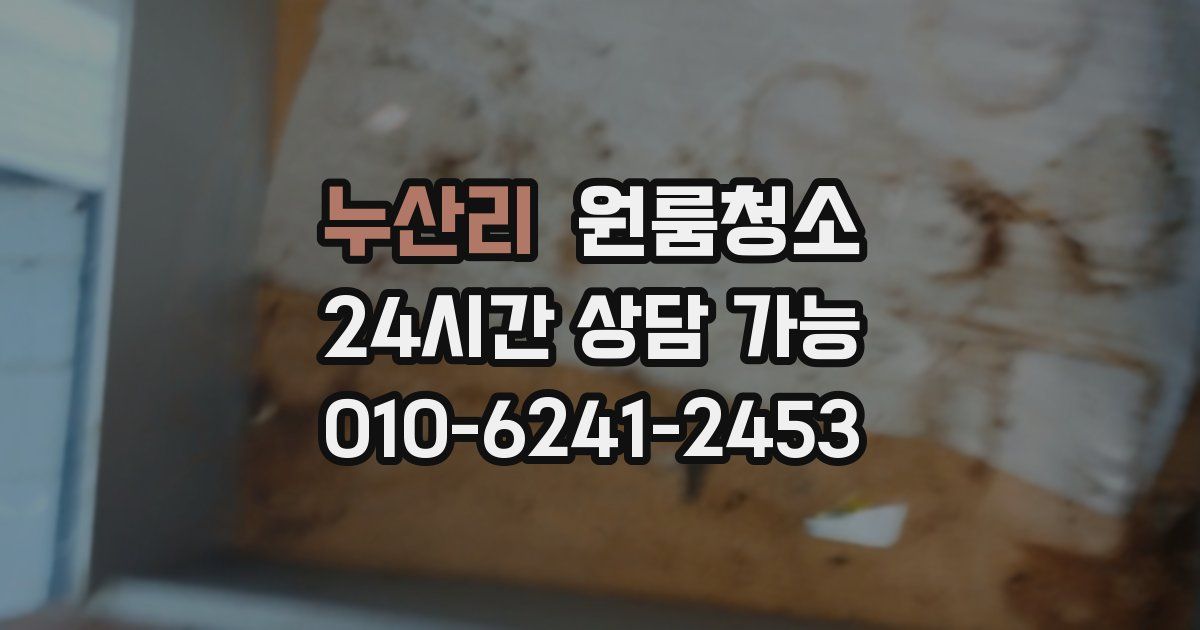 누산리 입주청소