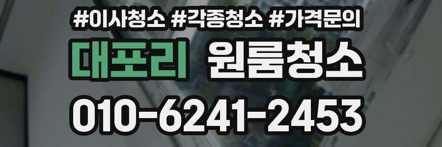 대포리 이사청소