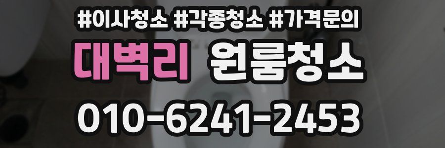 대벽리 이사청소